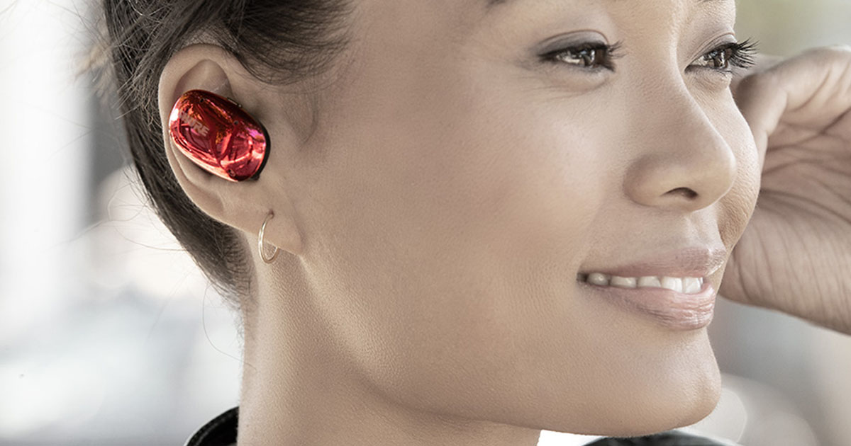 Auricolari Bluetooth Shure Aonic Free nella accattivante versione di colore rosso